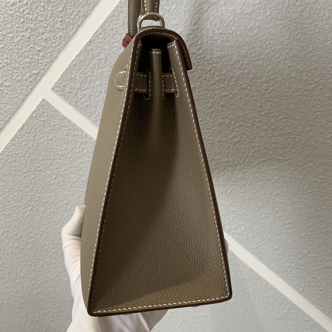 에르메스 켈리백25 에토프 은장 앱송